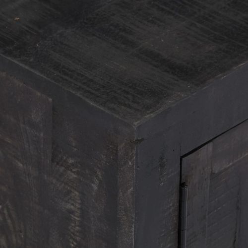 TV ormarić od masivnog drva manga crni 118 x 30 x 40 cm slika 15
