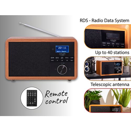 Adler radio DAB+ Bluetooth AD1184 slika 3