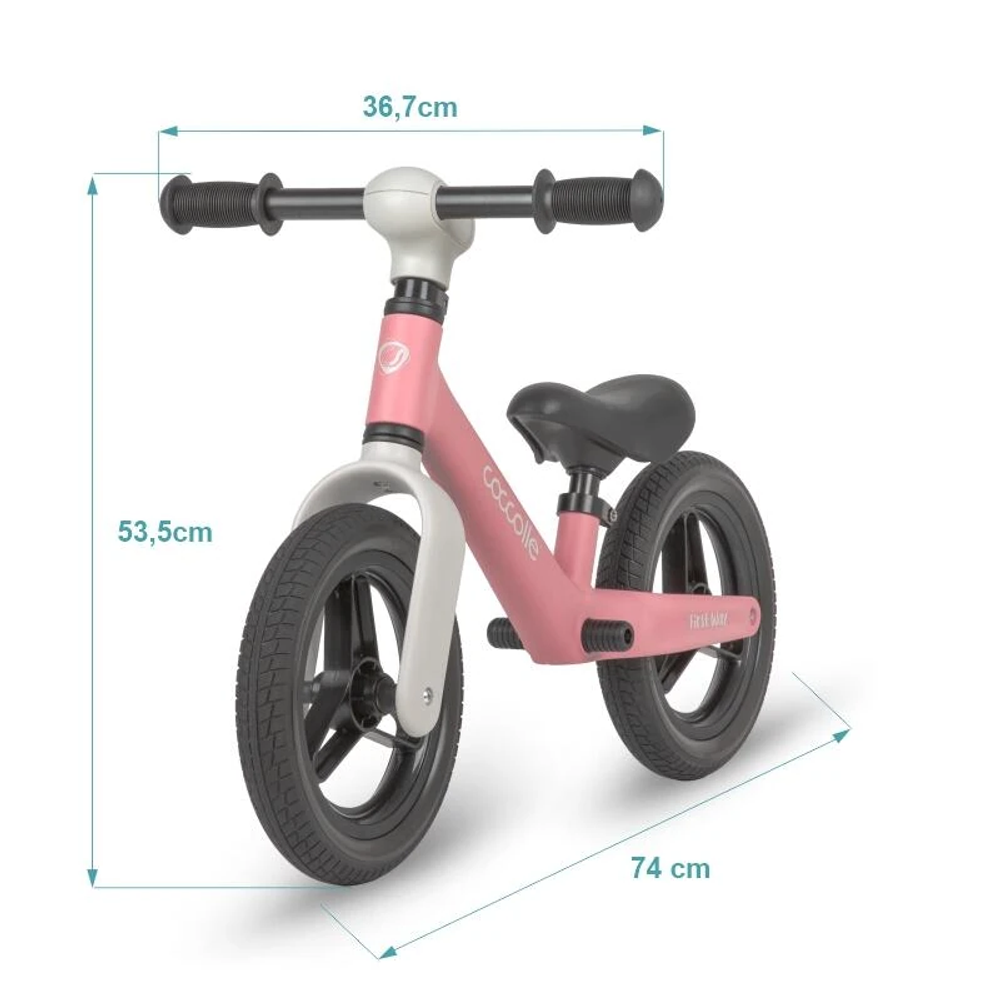 Coccolle® Balans bicikl First Way, Blush Pink slika 11
