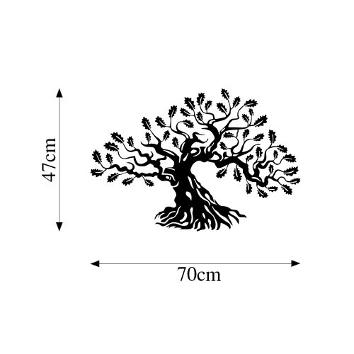 Wallity Metalna zidna dekoracija, Monumental Tree 11 slika 5