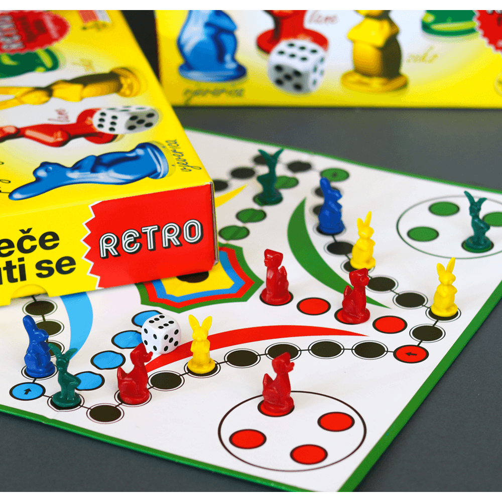 Kumaro Društvena igra Čovječe ne ljuti se - Retro slika 7