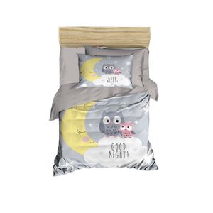 Set posteljine za bebe PH128 u sivim, plavim i bijelim tonovima