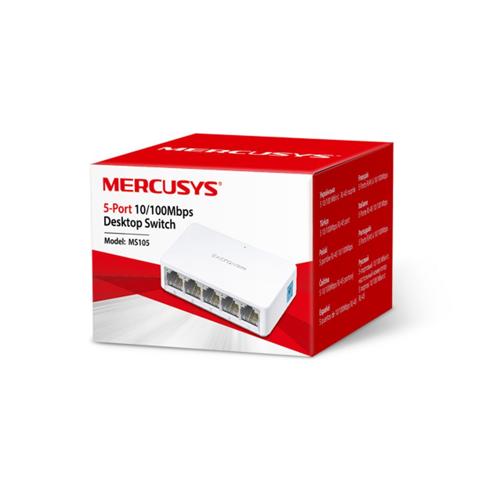 Mercusys MS105 Desktop Switch5x10/100 slika 1