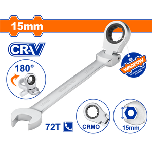 Wadfow vilasti ključ sa račnom i krckalicom 15 mm  WSA6115