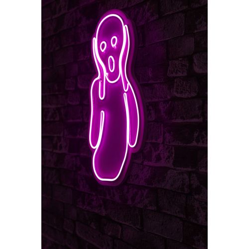 Wallity Ukrasna plastična LED rasvjeta, Scream - Pink slika 3