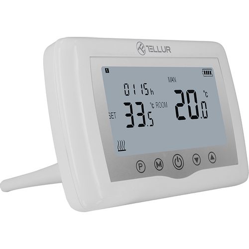 TELLUR SMART WIFI THERMOSTAT, BOILER, BIJELI slika 1