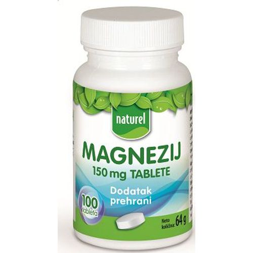 Naturel magnezij 150 mg tablete(100 tableta) slika 1