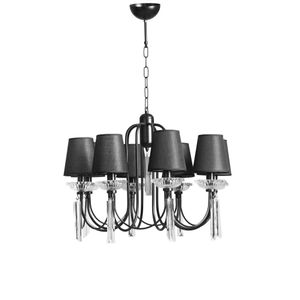 Kontes 8751-4 Black Chandelier