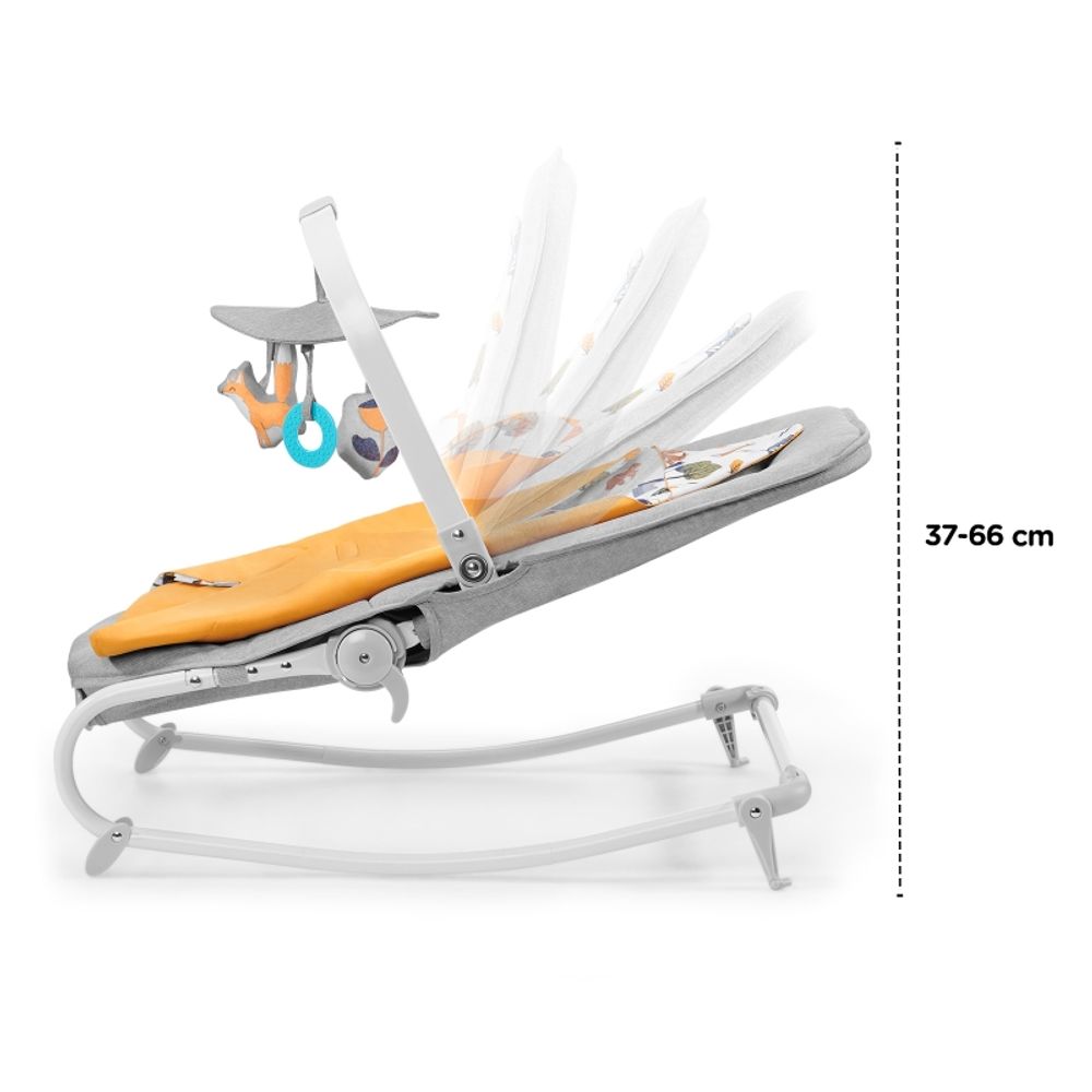 Kinderkraft Električna ležaljka FELIO, Grey slika 9