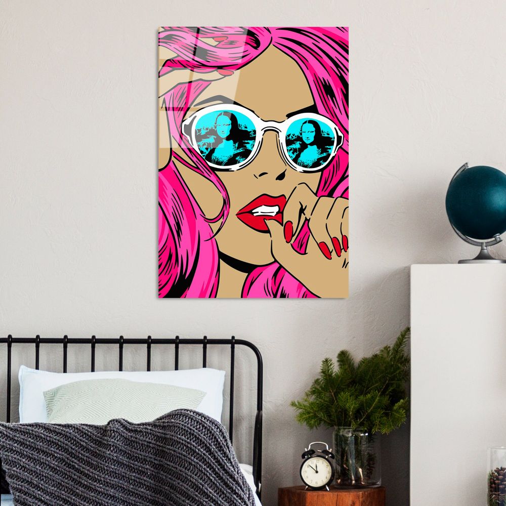 UV-715 Dekorativna Slika na Kaljenom Staklu, 70 x 100 cm, Višebojna slika 3