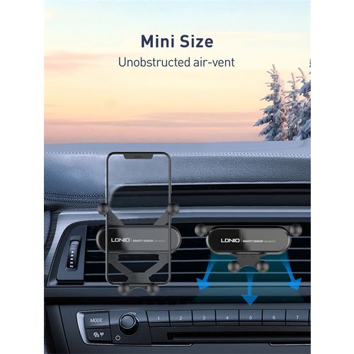 LDNIO MOBILE PHONE GRAVITY HOLDER FOR CAR MG03 slika 10