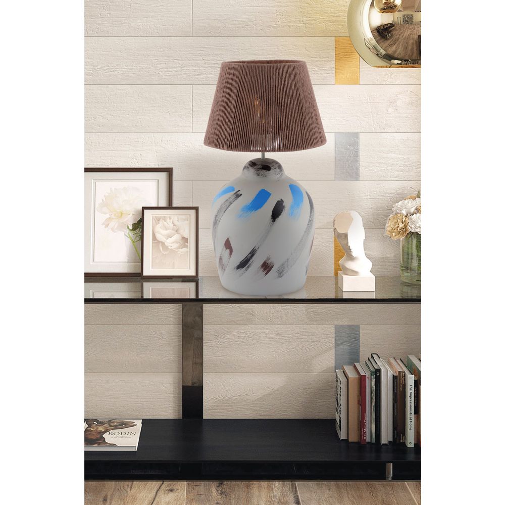 Šarena Stona Lampa Tube slika 1