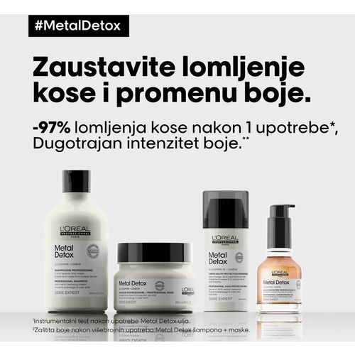 Loreal Professionnel Paris Metal Detox Profesionalni kremasti šampon za čišćenje protiv metala 300ml slika 11