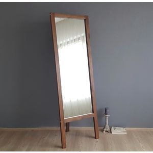 A43 Walnut Cheval Mirror