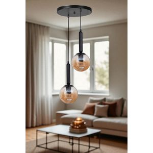 Opviq Luster 055, med, crna
