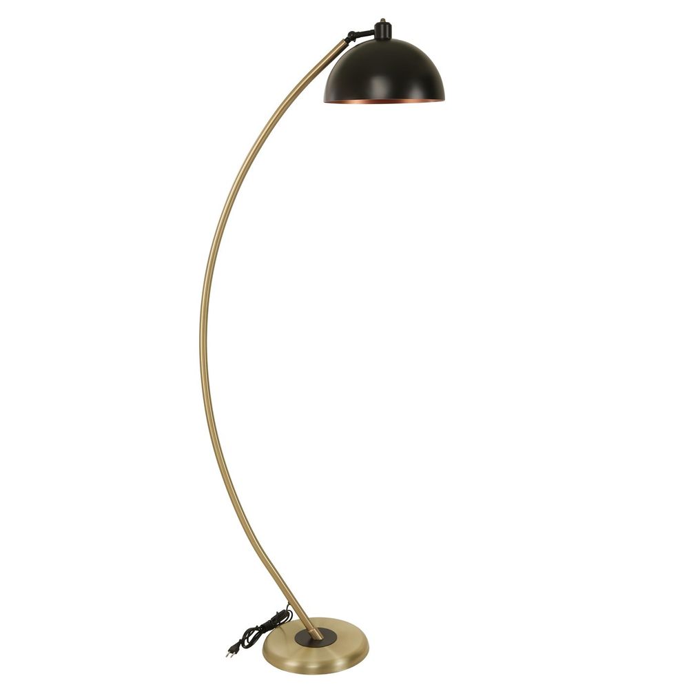 Podna lampa "Hilal Retro 3 Eskitme", zlatno-crna kombinacija slika 2