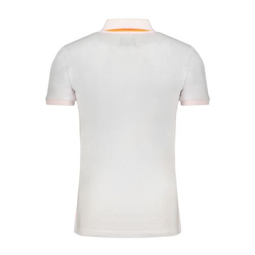 GIAN MARCO VENTURI MEN'S WHITE SHORT SLEEVED POLO SHIRT slika 2