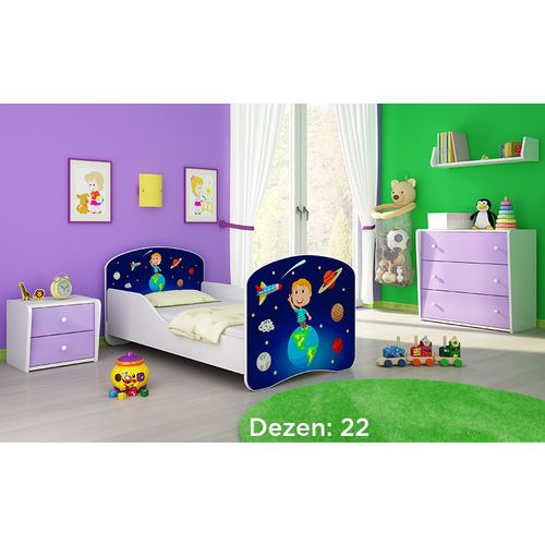 Deciji krevet ACMA I 180x80 + dusek 6 cm22 slika 1