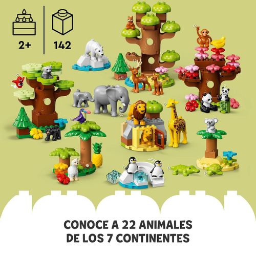 Playset Lego 10975 DUPLO Wild Animals of the World (142 Dijelovi) slika 7