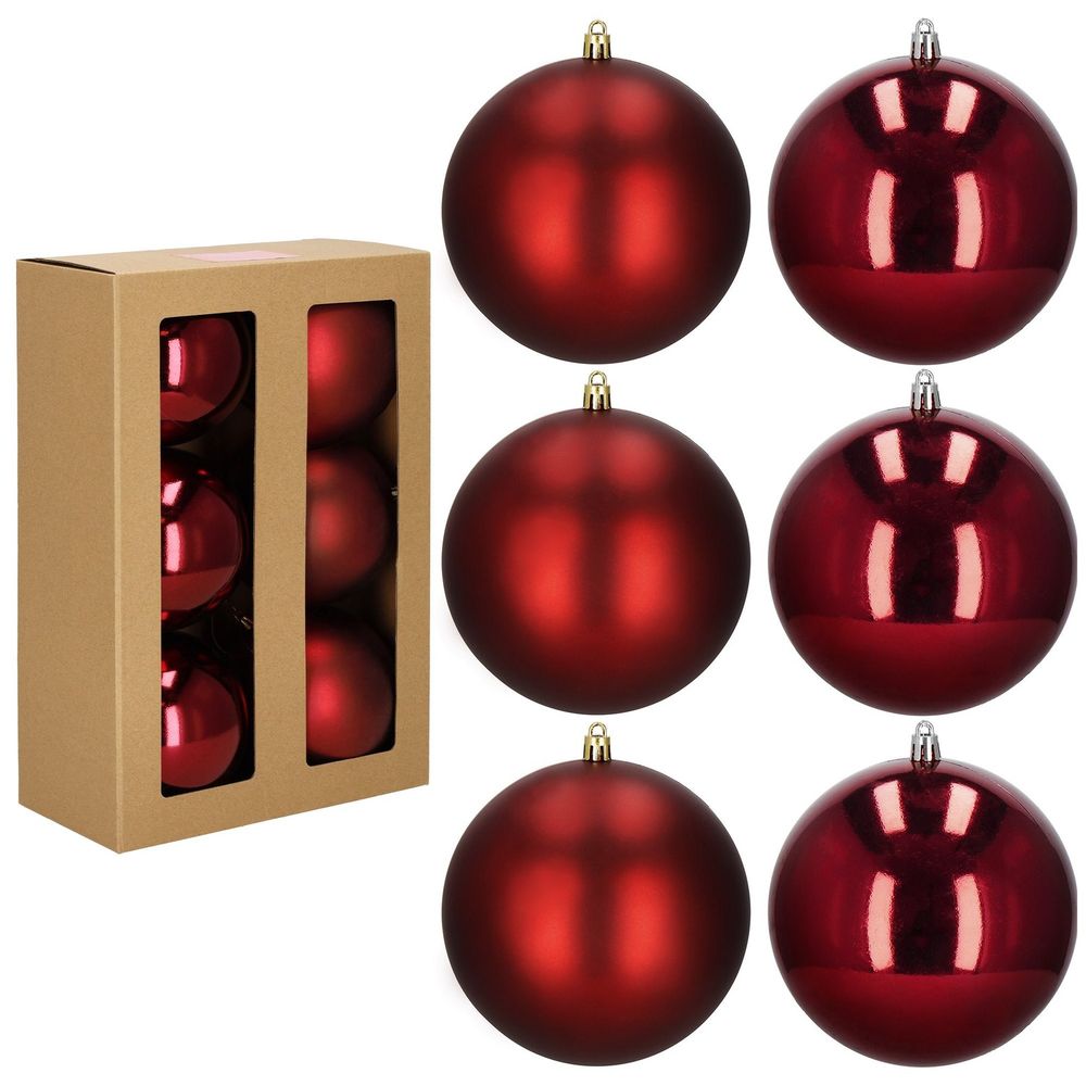 Ca0988 set božićnih kuglica 12 cm 6 kom. slika 5