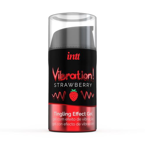 Stimulacijski gel Vibration! Strawberry, 15 ml slika 2