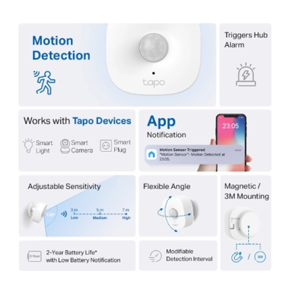 TP-Link Tapo T100 Smart Motion Sensor slika 3