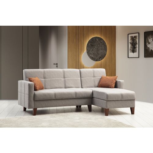 Polya L - Light Grey Light Grey Sofa Set slika 2