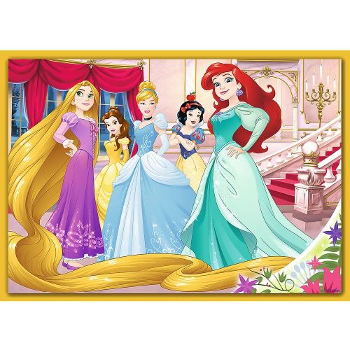 TREFL puzzle Disney Princess 4u1 (35,48,54,70) 34385 slika 3