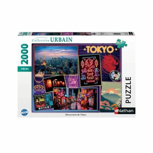 Puzzle Ravensburger Découverte de Tokyo 2000 Dijelovi slika 1