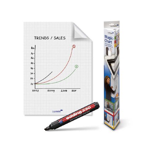 Folija Legamaster Magic-Chart u rolni 60x80cm 1/25 slika 1