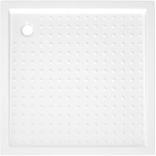 Podloga za tuširanje s točkicama bijela 90 x 90 x 4 cm ABS slika 3