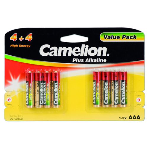 Baterija alkalna Camelion 1.5V AAA blister 4+4 kom slika 1