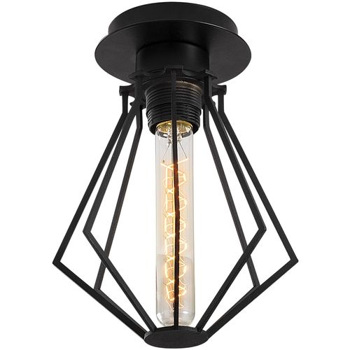 Opviq Stropna svjetiljka OYLAT crna, metal, promjer 18 cm, visina 25 cm, E27 40 W, Oylat - N-1039 slika 1