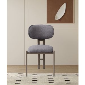 Set Stolica Muriz - 4965 - boje: tamno siva, kapučino (2 komada)
