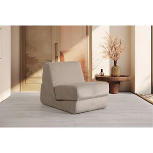 Jednosjed sofa na razvlačenje Origami - sjajna krema
