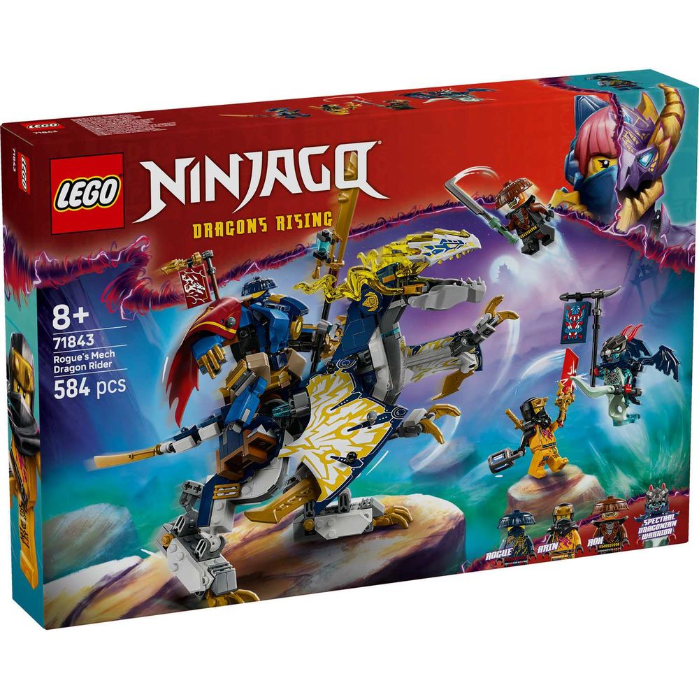 LEGO 71843 Rogue's Mech Dragon Rider slika 1