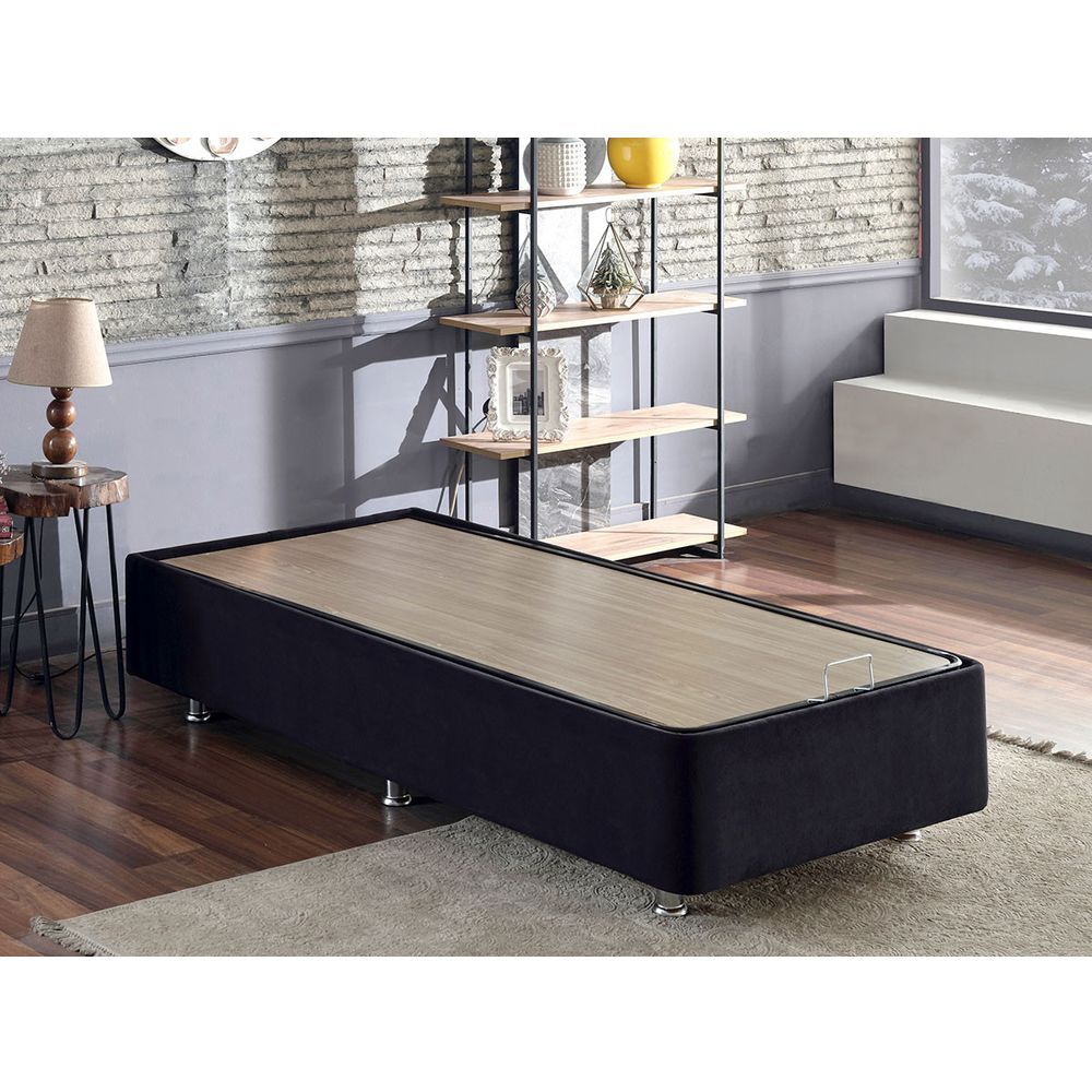 Ela Single - Crni Jednostruki Krevet (100 x 200) slika 1