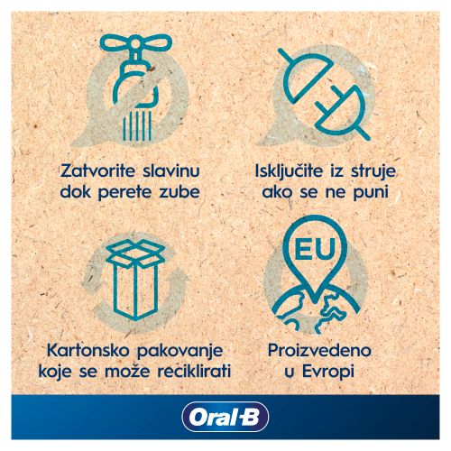 Oral-B Pro 3 Black 3500 + TC design edition, Električna četkica za zube slika 7