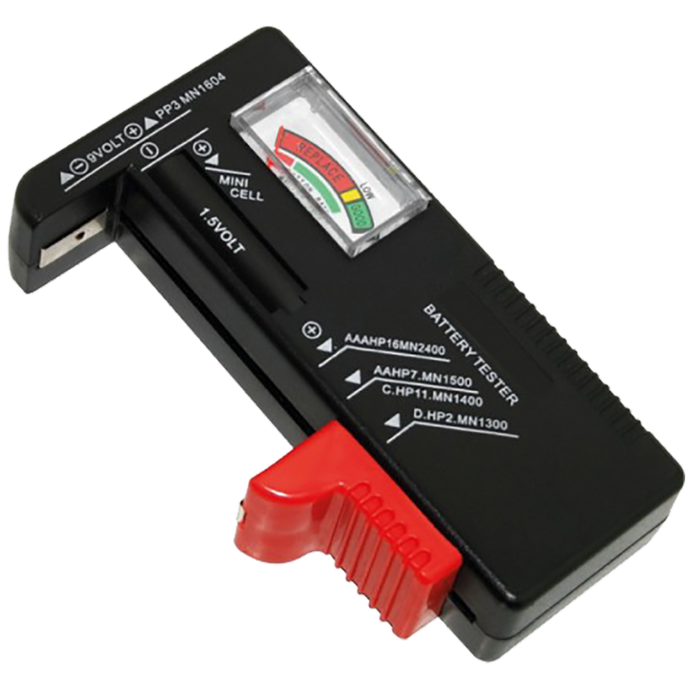 home Tester za baterije AA/AAA/C/D/9V/dugmaste 1.5V baterije - ET 3 slika 1