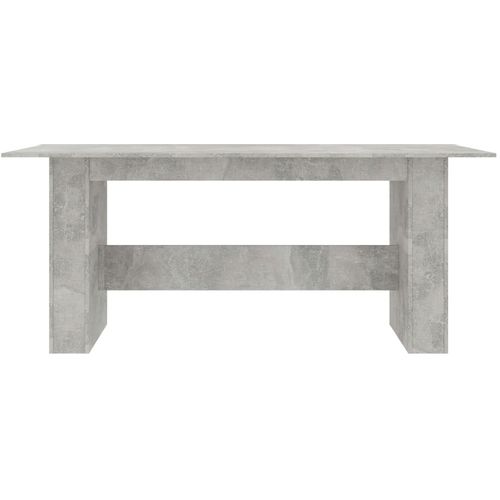 Blagovaonski stol siva boja betona 180 x 90 x 76 cm od iverice slika 8