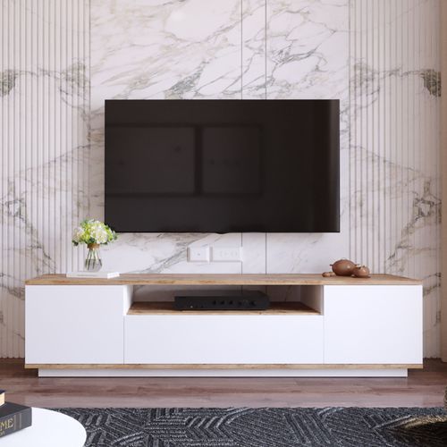 FR7 - AW Atlantic Pine
White TV Stand slika 1