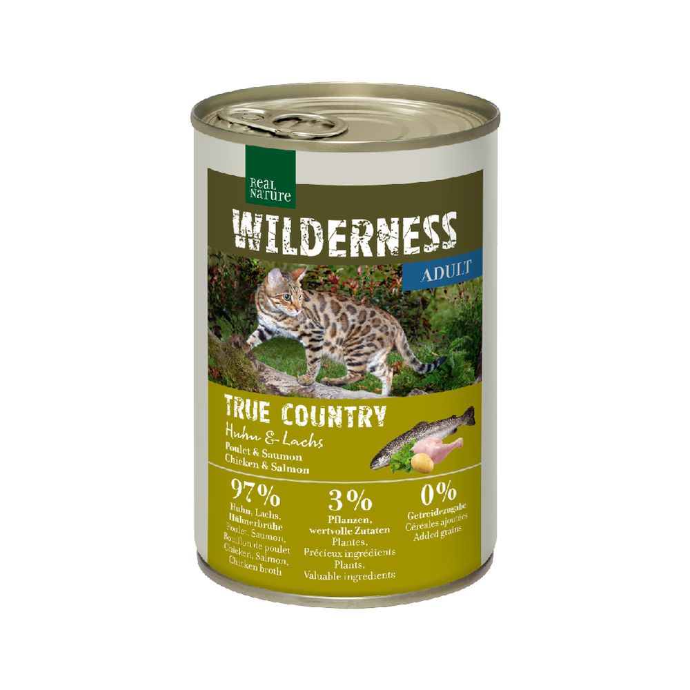 Real Nature Wilderness Adult piletina i losos 400 g slika 1