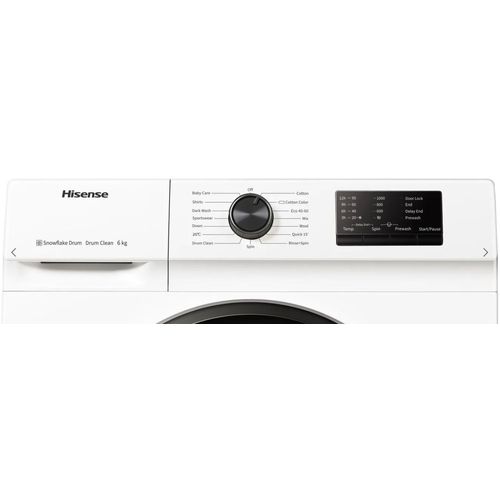 Hisense WFVC6010E veš mašina, 6 kg, 1000 rpm, dubina 46 cm slika 5