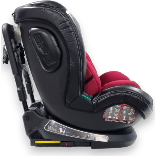 BBO Auto Sedište I-Size Comfort Plus Isofix - Black & Maroon Red slika 6