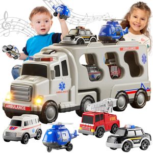 Woopie road tegljač set od 5 automobila - hitna pomoć
