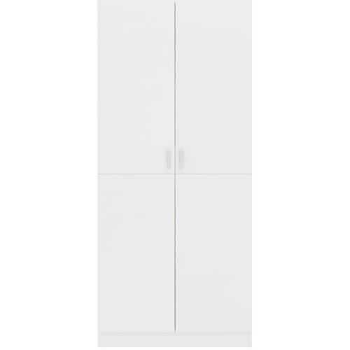 Ormar bijeli 80 x 52 x 180 cm od konstruiranog drva slika 13