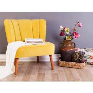 Moon River - Mustard Mustard Wing Chair