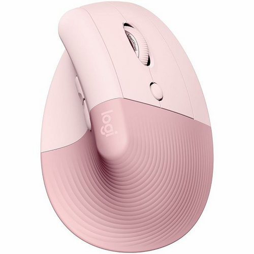 LOGITECH Lift Vertical Ergonomic Mouse - ROSE/DARK ROSE - 2.4GHZ/BT - EMEA - ON+OFFLINE,B2C slika 1