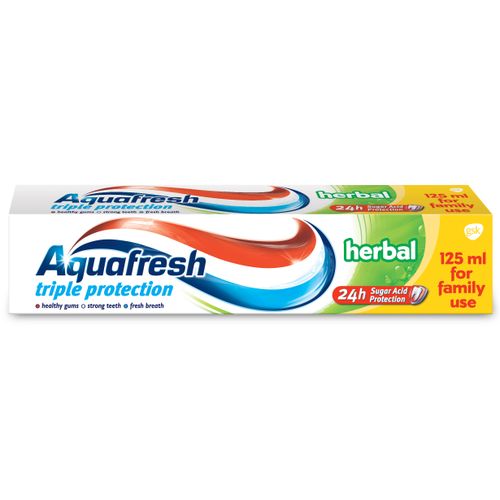 Aquafresh pasta za zube Herbal 125ml slika 1