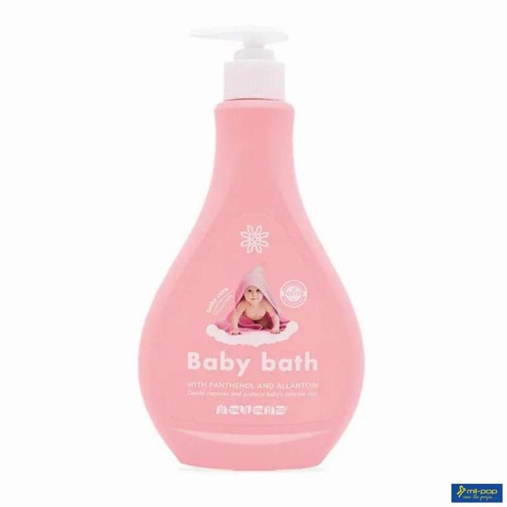 Nevena Baby 2u1 šampon i kupka za bebe Roza 400ml slika 1